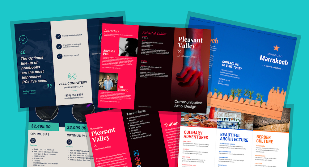 BROCHOURE DESIGN & PRINT